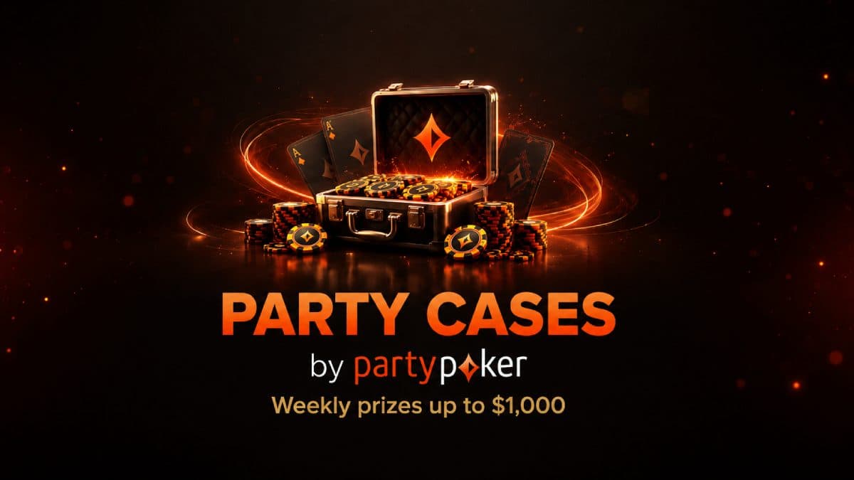 Party Cases de partypoker: premios semanales hasta $1.000