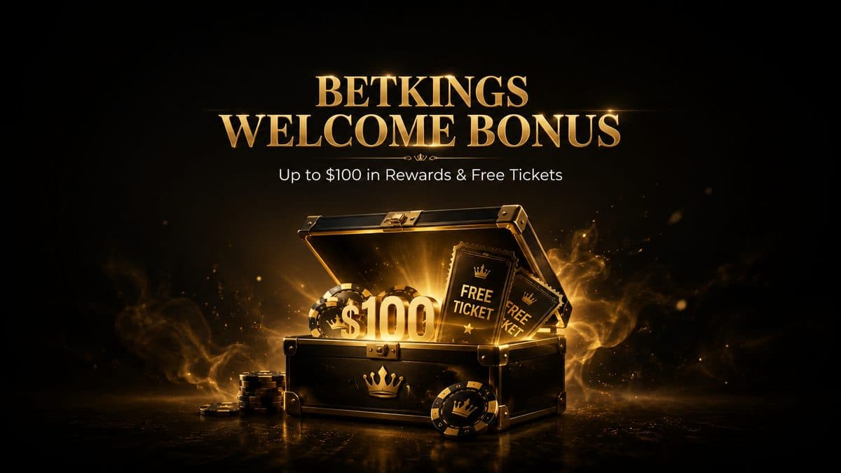BetKings Welcome Bonus: Hasta $100 en Tickets