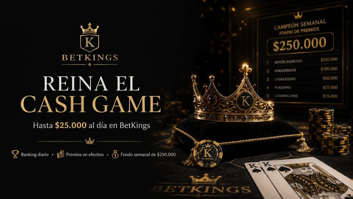 BetKings Cash Game King: Daily Leaderboard Up to $25,000