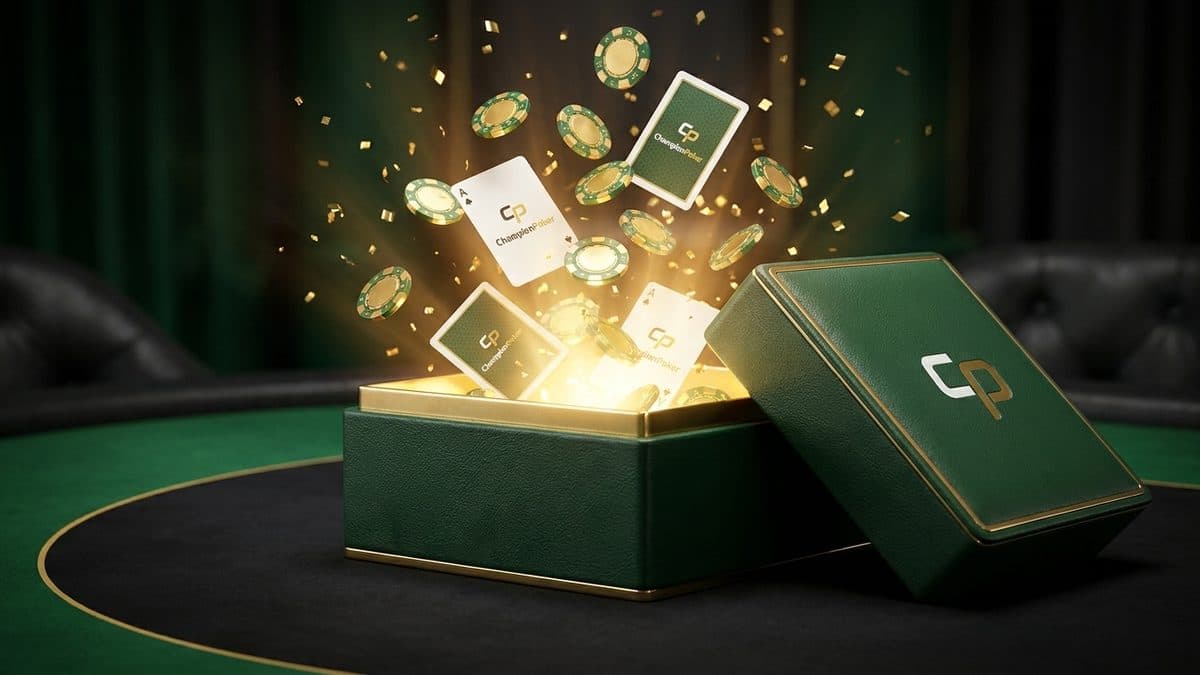 ChampionPoker Bono 200% hasta €2,000 + 30% Rakeback + Rake Chase 2026