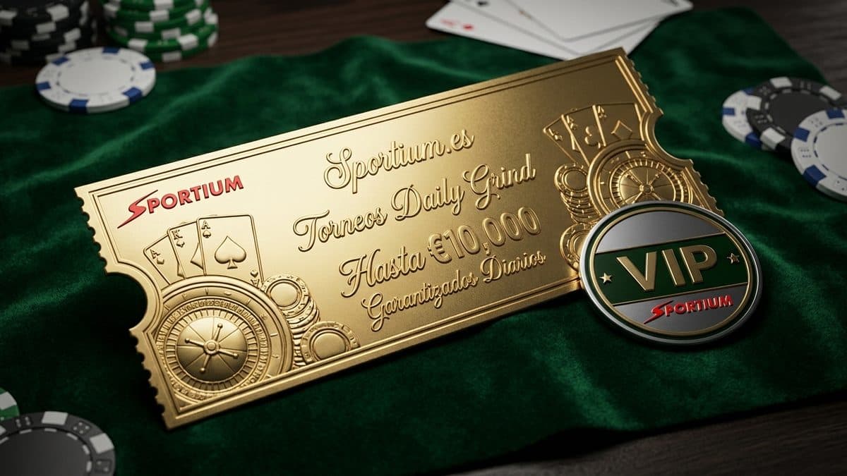 Sportium.es Daily Grind Tournaments 2026: Up to €10,000 GTD Daily