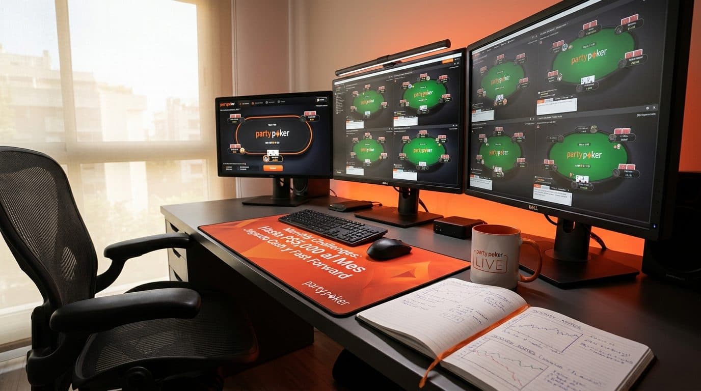 PartyPoker Monthly Challenges 2026: P$5,000/Month