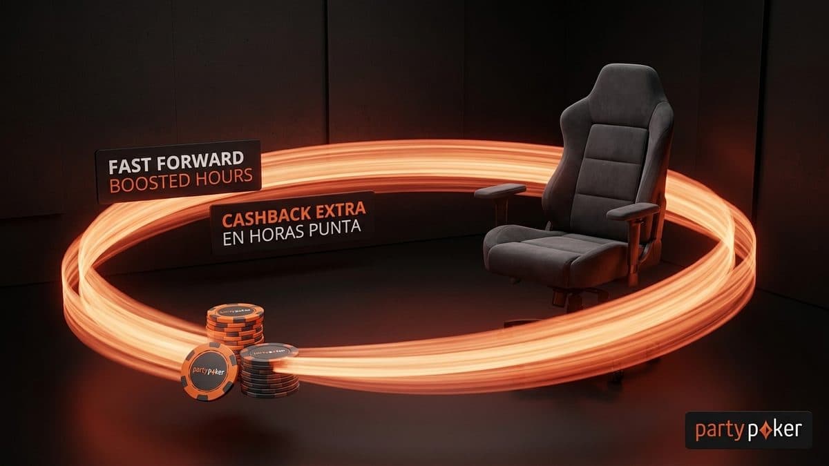 PartyPoker.com Fast Forward Boosted Hours 2026: Extra Cashback During Peak Times