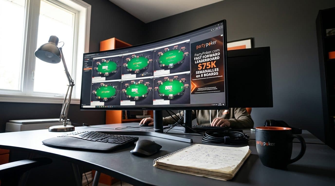 Fast Forward Leaderboard 2026: $75K Semanales PartyPoker